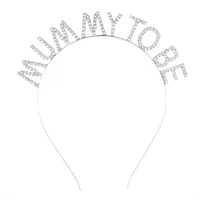 Women's Simple Style Letter Alloy Inlay Rhinestones Hair Band sku image 7