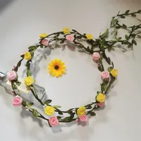 Women's Simple Style Classic Style Plaid Flower Cloth Wreath main image 2