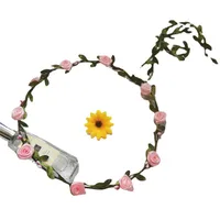 Women's Simple Style Classic Style Plaid Flower Cloth Wreath main image 3