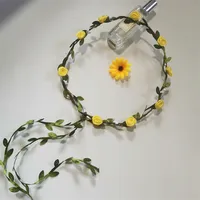 Women's Simple Style Classic Style Plaid Flower Cloth Wreath sku image 7