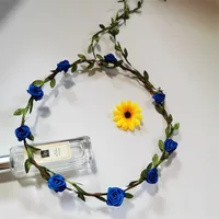 Women's Simple Style Classic Style Plaid Flower Cloth Wreath sku image 10