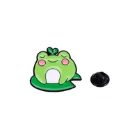 Cartoon Style Cute Frog Alloy Stamping Stoving Varnish Plating Unisex Brooches sku image 68