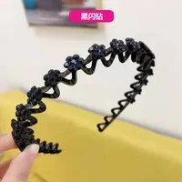 Women's Sweet Simple Style Flower Rhinestone Diamond Hair Band sku image 7