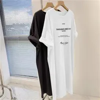 Casual Letter Midi Dresses Polyester Printing Regular Dress Midi Dress Dresses sku image 17