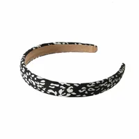 Guanyang Cross-Border Zebra Print Leopard Print Headband European And American Retro Sponge Face Washing Pressure Hairband Simple Fashion Headband Hair Accessories sku image 3