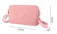 Unisex Medium Nylon Solid Color Basic Classic Style Zipper Phone Wallets main image 9