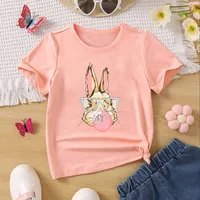 Simple Style Cartoon Polyester T-shirts & Blouses main image 1