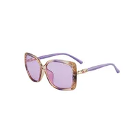 Hip-Hop Vintage Style Solid Color Ac Square Full Frame Women's Sunglasses main image 2