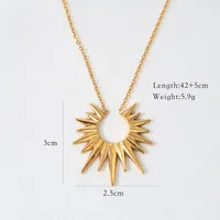 Elegant Vintage Style Streetwear Geometric Round Devil's Eye 14K Gold Plated Amazonite Natural Stone Titanium Steel Wholesale Rings Bracelets Necklace sku image 4