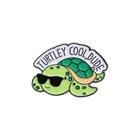 Cartoon Style Cute Animal Cartoon Frog Alloy Stamping Stoving Varnish Plating Unisex Cartoon Pinback Badge Brooches Collar Pin sku image 48