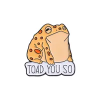 Cartoon Style Cute Animal Cartoon Frog Alloy Stamping Stoving Varnish Plating Unisex Cartoon Pinback Badge Brooches Collar Pin sku image 47