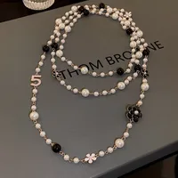 Copper Simple Style Classic Style Beaded Plating Flower Necklace sku image 3