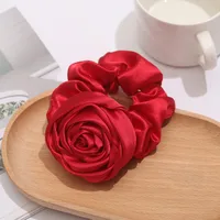 Women's Retro Solid Color Cloth Hair Tie main image 2