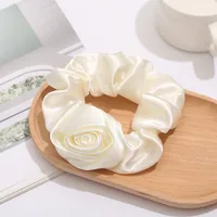 Women's Retro Solid Color Cloth Hair Tie sku image 3