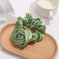Women's Retro Solid Color Cloth Hair Tie main image 3