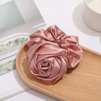 Women's Retro Solid Color Cloth Hair Tie main image 4