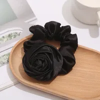 Women's Retro Solid Color Cloth Hair Tie sku image 1