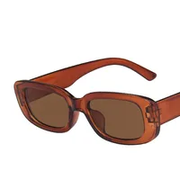Small Frame Sunglasses Simple Square Fashion Punk  Glasses sku image 3