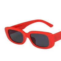 Small Frame Sunglasses Simple Square Fashion Punk  Glasses sku image 5