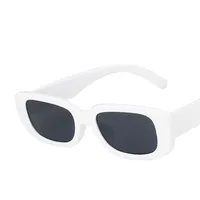 Small Frame Sunglasses Simple Square Fashion Punk  Glasses sku image 6