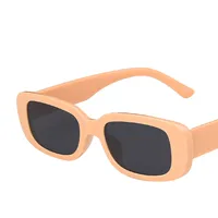 Small Frame Sunglasses Simple Square Fashion Punk  Glasses sku image 8