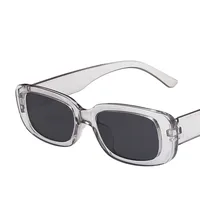 Small Frame Sunglasses Simple Square Fashion Punk  Glasses sku image 9