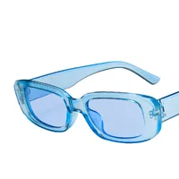 Small Frame Sunglasses Simple Square Fashion Punk  Glasses sku image 13