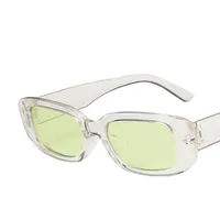 Small Frame Sunglasses Simple Square Fashion Punk  Glasses sku image 14