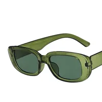 Small Frame Sunglasses Simple Square Fashion Punk  Glasses sku image 16