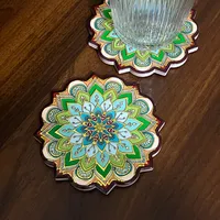 Classical Flower Ceramics Placemat 1 Piece sku image 3