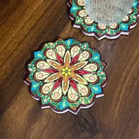 Classical Flower Ceramics Placemat 1 Piece sku image 4