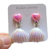 Simple Style Classic Style Shell Plastic Resin Girl'S Ear Cuffs sku image 3