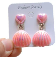 Simple Style Classic Style Shell Plastic Resin Girl'S Ear Cuffs sku image 4