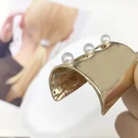 Women's Basic Simple Style Classic Style U Shape Alloy Plating Inlay Artificial Pearls Hair Clip Hair Hook main image 4