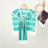 Women's Casual Elegant Stripe Polyester Patchwork Shawl sku image 2