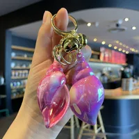 Cute Conch Arylic Alloy Unisex Keychain main image 2