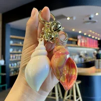 Cute Conch Arylic Alloy Unisex Keychain main image 4