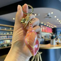Cute Conch Arylic Alloy Unisex Keychain sku image 8