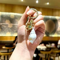 Cute Conch Arylic Alloy Unisex Keychain sku image 2