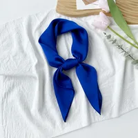 Women's Solid Color Solid Color Satin Polyester Silk Scarf sku image 3