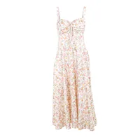 Women's Strap Dress Vacation Strap Printing Sleeveless Ditsy Floral Maxi Long Dress Holiday Beach main image 5