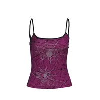 Women's Camisole Tank Tops Printing Sexy Spider Web main image 5