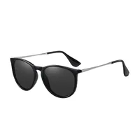 Retro Streetwear Commute Solid Color Pc Oval Frame Full Frame Women's Sunglasses main image 2