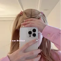Women's Sweet Simple Style Flower Plastic Inlay Rhinestones Hair Claws main image 3