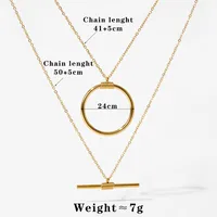 Wholesale Jewelry Casual Solid Color 304 Stainless Steel No Inlaid 16K Gold Plated White Gold Plated Gold Plated Bracelets Earrings Necklace main image 7