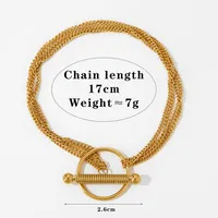 Wholesale Jewelry Casual Solid Color 304 Stainless Steel No Inlaid 16K Gold Plated White Gold Plated Gold Plated Bracelets Earrings Necklace main image 9