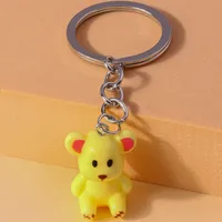 Cartoon Style Animal Synthetic Resin Alloy Keychain sku image 5