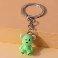 Cartoon Style Animal Synthetic Resin Alloy Keychain sku image 7