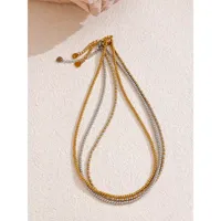 Wholesale Jewelry Casual Elegant Luxurious Round 302 Stainless Steel Necklace main image 1