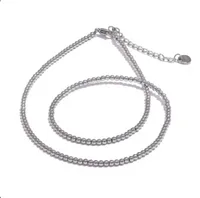 Wholesale Jewelry Casual Elegant Luxurious Round 302 Stainless Steel Necklace sku image 2